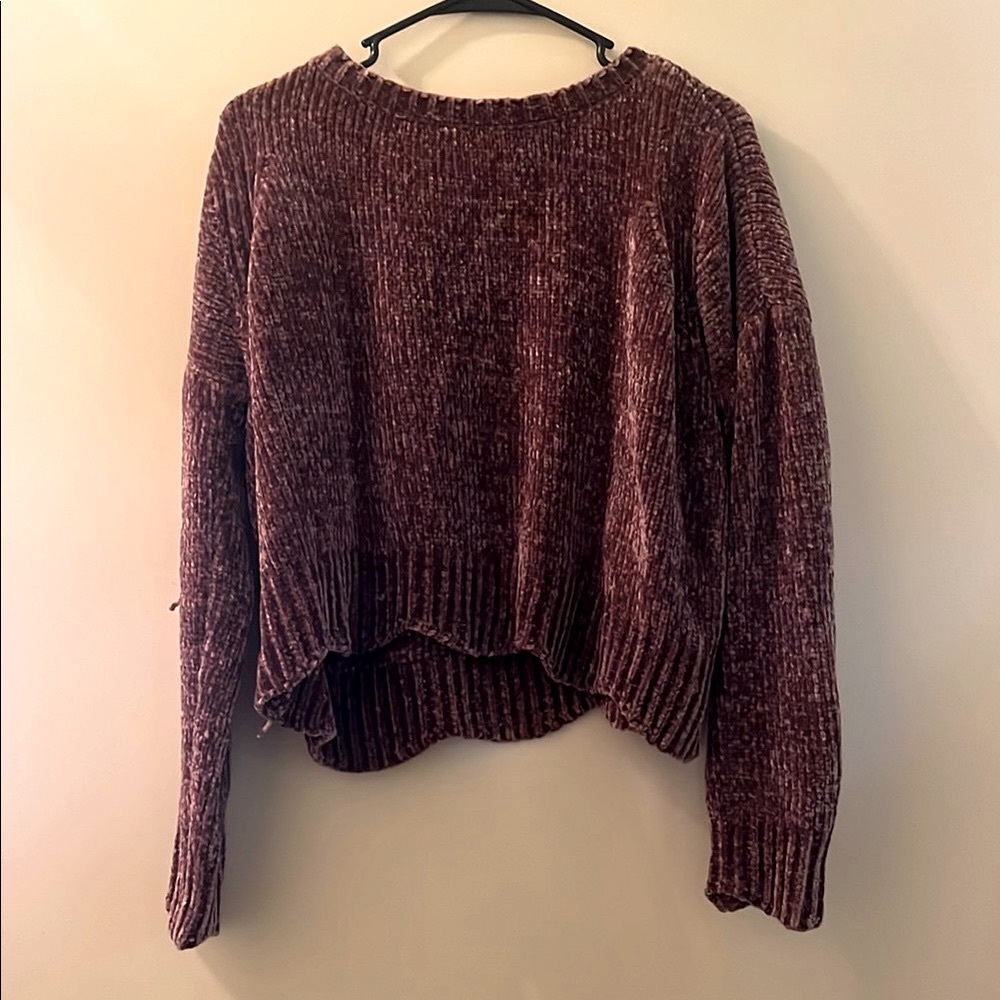 Altar'd State Rich Orange/Brown Sweater. Size S.